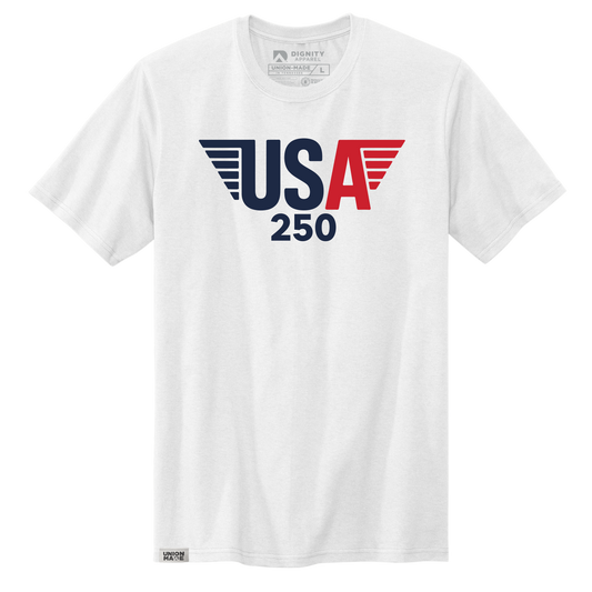 USA 250 - Wings T-Shirt - Made in the USA